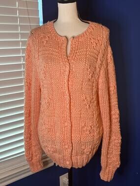 Vintage 1960s Hand‑Knitted Cardigan – It’s Pure Gould by Sidney Gould